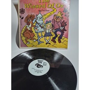 THE WIZARD OF OZ IN STORY AND SONG HAPPY TIME CHORUS VINYL LP 12" ALBUM  HT-1033